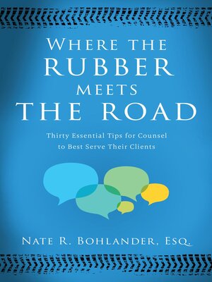 cover image of Where the Rubber Meets the Road